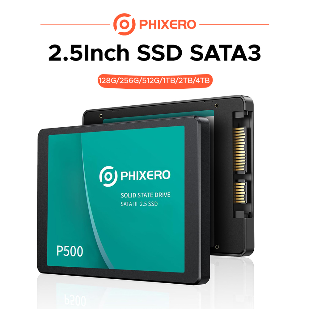 Ssd 500Gb - PHIXERO SSD SATAIII 128G/256G/512G/1TB/2TB/4TB AHCI met