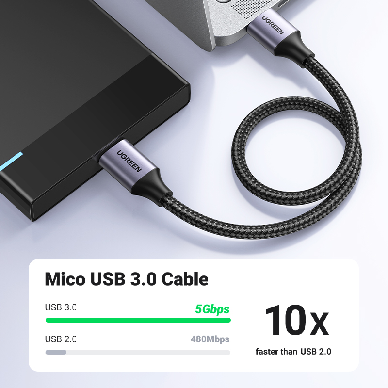 Ugreen Micro B Kabel Usb 3.0 3 - Samsung Ssd recensie en prijs